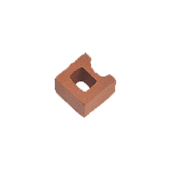 Mezzo mattone forato in scala 1/10 (25 pezzi) - DOM1115