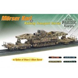 1/144 MORSER KARL ON RAILWAY TRANSPORT CARRRIER (2 pz.) - DRA14509D