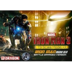 1/9 Model Kits Iron Man 3 - Mark XLII (Battle Damaged Version) - DRA38328