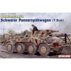 1/35 Sd.Kfz.234/3 SCHWERER PANZERSPAHWAGEN (7.5cm) - DRA6257D