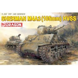 1/35 Sherman M4A3 (105mm) HVSS - DRA6354