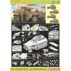 1/35 Sd.Kfz.250/8 w/7.5cm K.51 L/24 - DRA6425D