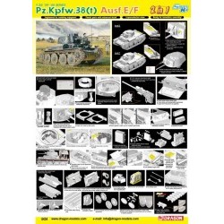 1/35 Pz.Kpwf.38 (t) Ausf.E/F  - DRA6434D