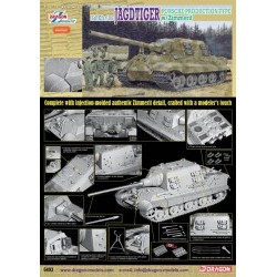 1/35 Sd.Kfz. 186 Jagdtiger (Porsche Production)w/Zimmerit  - DRA6493D
