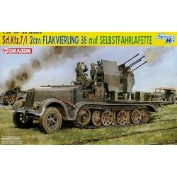 1/35 Sd.Kfz.7/1 2cm Flakvierling 38 auf Selbstfahrlafette - DRA6525D