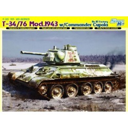 1/35 T34/76 Mod.1943 w/commander's Cupola No.112 Factory  - DRA6584D