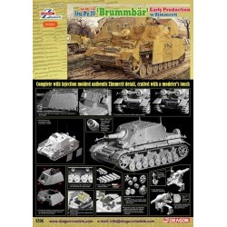 1/35 Stu.Pz IV Brummbar (Early Production)w/Zimmerit - DRA6596D