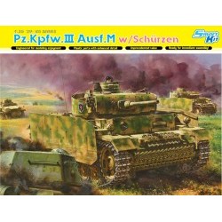 1/35 Pz.Kpfw.III Ausf.M w/Schurzen - DRA6604