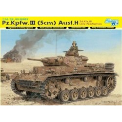 1/35 Sd.Kfz.141 Pz.Kpfw.III (5cm) Ausf.H (Late Production)  - DRA6642D