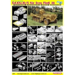 1/35 Sd.Kfz.10/5 fur 2cm Flak 38 - DRA6676D