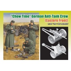 1/35 Chow Time German Anti-Tank Crew w/3.7cm PaK 35/36 - DRA6697D