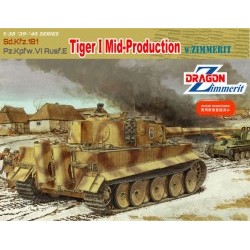 1/35 Sd.Kfz.181 Pz.Kpfw.VI Ausf.E Tiger I (Mid Production) w/Zimmerit  - DRA6700D