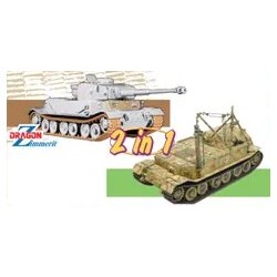 1/35 Panzerkampfwagen VI(P) / Bergepanzer Tiger(P) - DRA6869