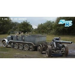 1/35 Sd.Kfz.7 8 (t) Halftrack + s.FH.18 Howitzer - DRA6918