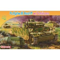 1/72 Pz.Kpfw.III Ausf.M w/SCHURZEN - DRA7323