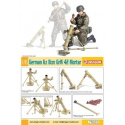 1/6 German Kz 8 cm GRW 42 Mortar  - DRA75023D