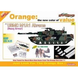 1/35 USMC M1A1 Abrams (Heavy Armor) + U.S. Tank Crew - DRA9125D