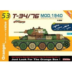 1/35 T-34/76 Mod.1940 + GEN2 Soviet Infantry Weapons - DRA9153D