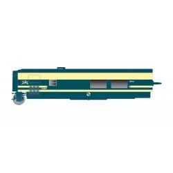 RENFE, Tren Hotel Talgo, cafeteria coach, original blue/beige livery - ELEE3353