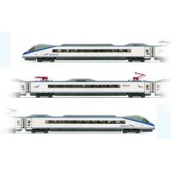 RENFE, 3-unit EMU "Alaris" in original blue and white livery, with sound decoder (Country ESP) - ELEE3465S