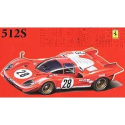 KIT 1/24 Ferrari 512S Short Tail - FUJ12385