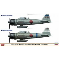 1/72 Mitsubishi A6M2a Zero Fighter Type 11 Combo - HAS02002