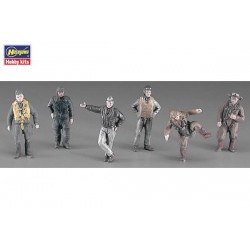 1/72 WWII PILOT FIGURE SET (JAPAN., GERMAN, US/BRITISH PILOT FIGUR.) - HASX72-8
