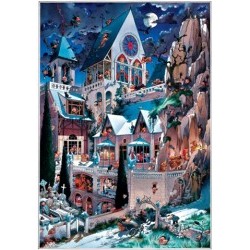 PUZZLE TRIANGOLARI 2.000 PEZZI Loup Castle of Horror - HEY26127