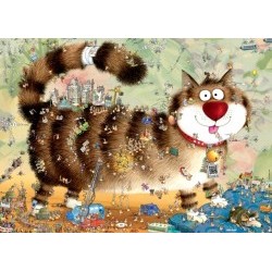 PUZZLE TRIANGOLARI 1.000 PEZZI Degano Cat's Life - HEY29569