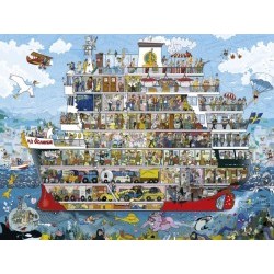 Puzzle Triangular 1500 pieces Cruise, Lyon - HEY29697