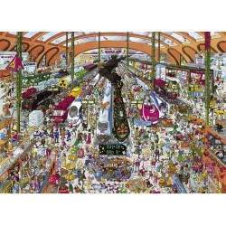 PUZZLE TRIANGOLARI 2.000 PEZZI Train Station, Schone - HEY29730