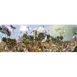 PUZZLE PANORAMA 2000 PZ At the beach - HEY29824