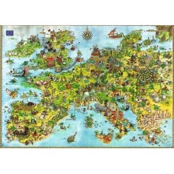 PUZZLE TRIANGOLARI 4.000 PEZZI Degano United Dragons - HEY8854