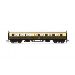 GWR, Collett 'Bow Ended' Corridor Composite (R/H), 6527 - Era 3 - HORR4683A