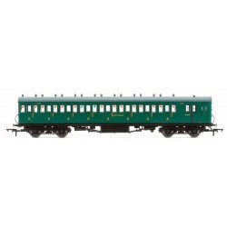 SR 58' Maunsell Rebuilt (Ex-LSWR 48?) Eight Compartment Brake Third Class Coach (Country UK) - HORR4792