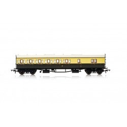 GWR, Collett 57' Bow Ended D98 Six Compartment Brake Third (Left Hand), 5503 - Era 3 - HORR4876A