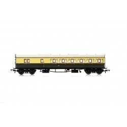 GWR, Collett 57' Bow Ended D98 Six Compartment Brake Third (Right Hand), 4972 - Era 3 - HORR4877