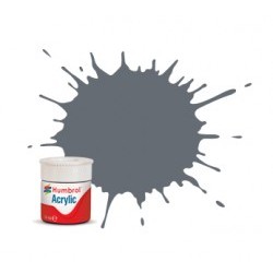 No 123 Extra Dark Sea Grey - Matt -12ml Acrylic - HUMAB0123
