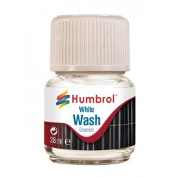 28ml Enamel Wash - White - HUMAV0202