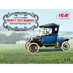 1/24 Model T 1912 Roadster, American Passenger Car - ICM24001