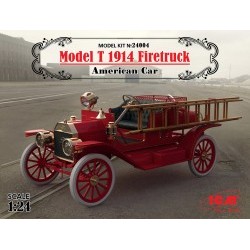 1/24 Model T 1914 Firetruck, American Car (100% new molds) - ICM24004