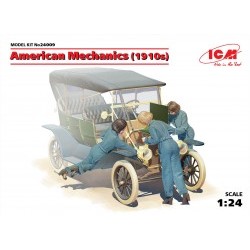 1/24 American mechanics (1910s) (3 figures) (100% new molds) - ICM24009