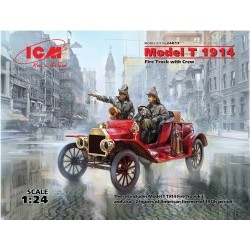 1/24 Model T 1914 Fire Truck with Crew - ICM24017