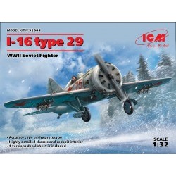 1/32 I-16 type 29, WWII Soviet Fighter - ICM32003