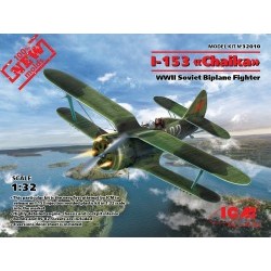 1/32 I-153, WWII Soviet Fighter (100% new molds) - ICM32010