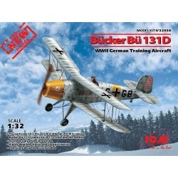 1/32 Bucker Bu 131D, WWII German Training Aircraft (100% new molds) - ICM32030