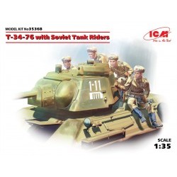 1/35 T-34-76 with Soviet Tank Riders - ICM35368