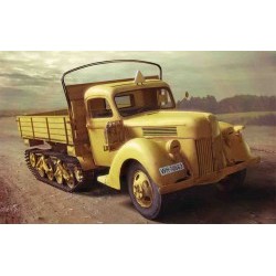 1/35 V3000S/SS M (Sd.Kfz.3b) Maultier, WWII German Semi-Tracked Truck - ICM35412