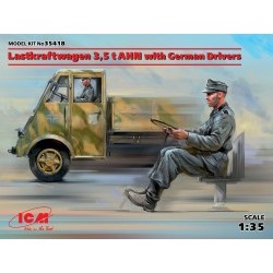 1/35 Lastkraftwagen 3,5 t AHN with German Drivers - ICM35418