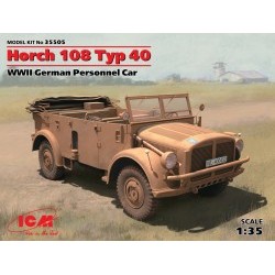 1/35 Horch 108 Typ 40, WWII German Personnel Car (100% new molds) - ICM35505